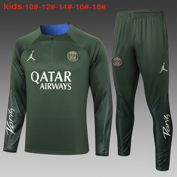 Ninos Sudadera De Training PSG 2024 2025 Verde